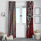 Maori Language Week Window Curtain Ake Ake Ake Tribal Patterns