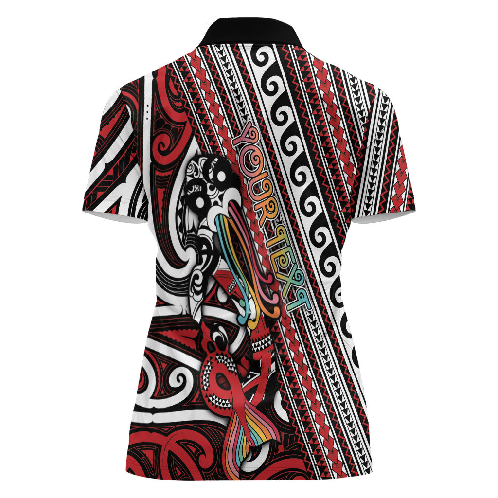 Personalised Maori Language Week Women Polo Shirt Ake Ake Ake Tribal Patterns