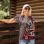 Personalised Maori Language Week Women Polo Shirt Ake Ake Ake Tribal Patterns