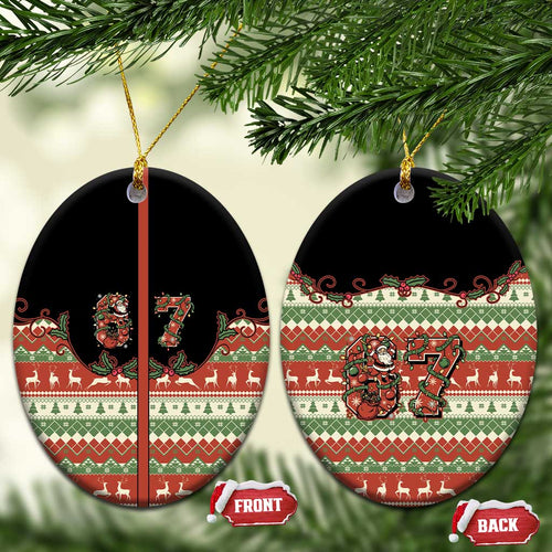 Western Yoke Ceramic Ornament Six Seven Christmas - Aussie Hoodie