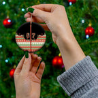 Western Yoke Ceramic Ornament Six Seven Christmas - Aussie Hoodie