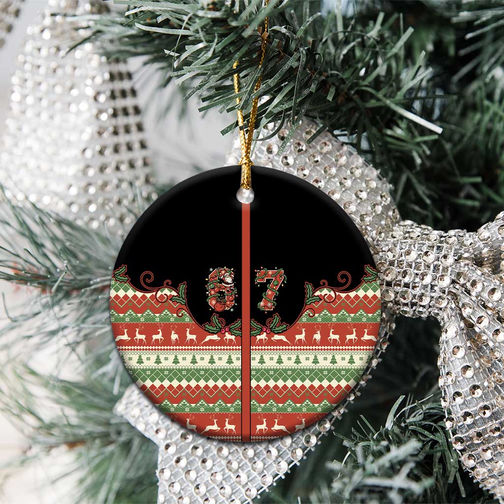 Western Yoke Ceramic Ornament Six Seven Christmas - Aussie Hoodie