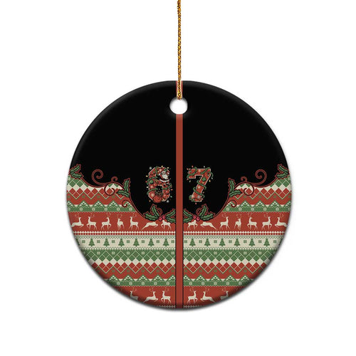 Western Yoke Ceramic Ornament Six Seven Christmas - Aussie Hoodie