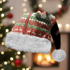 Western Yoke Christmas Santa Hat Six Seven Christmas - Aussie Hoodie