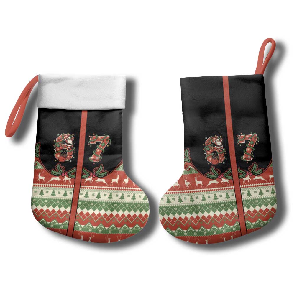 Western Yoke Christmas Stocking Six Seven Christmas - Aussie Hoodie
