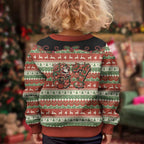 Western Yoke Kid Ugly Christmas Sweater Six Seven Christmas - Aussie Hoodie