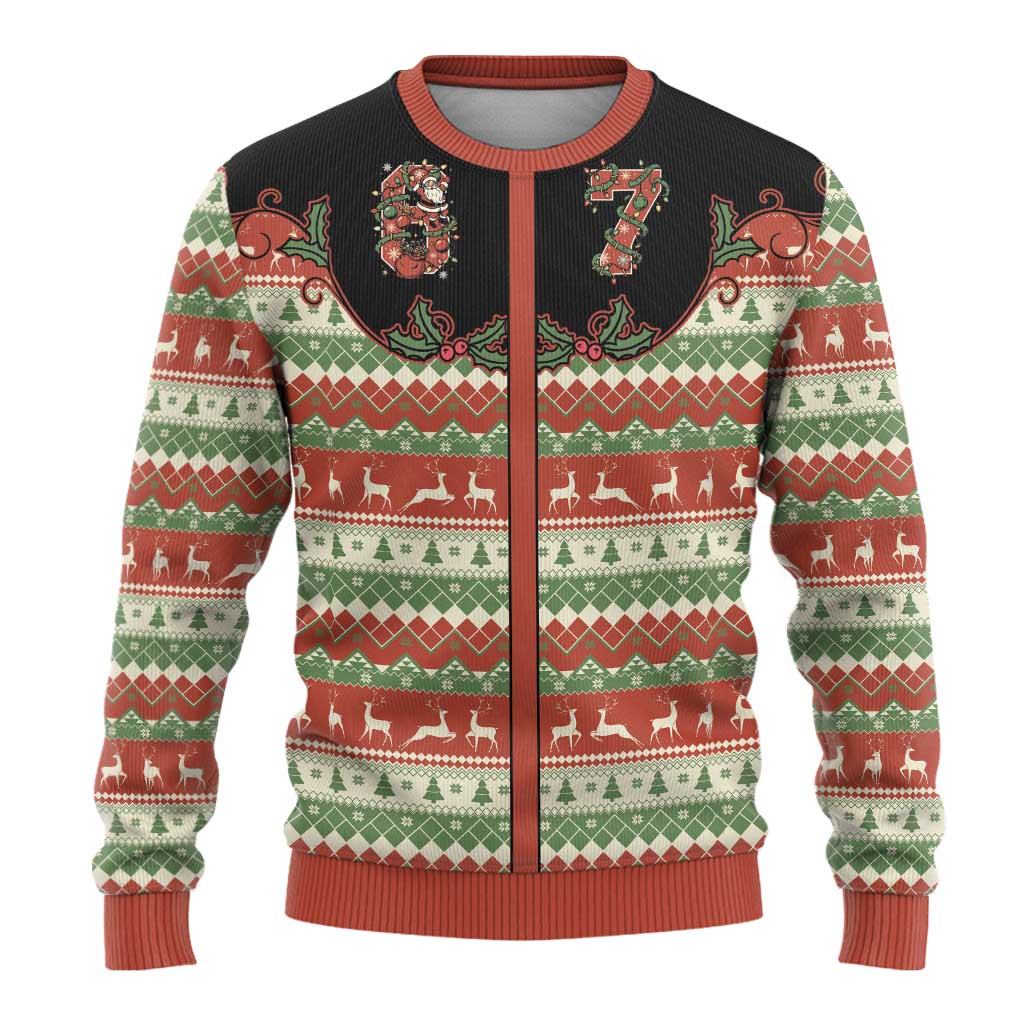 Western Yoke Ugly Christmas Sweater Six Seven Christmas - Aussie Hoodie