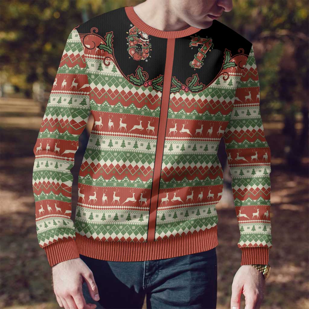 Western Yoke Ugly Christmas Sweater Six Seven Christmas - Aussie Hoodie
