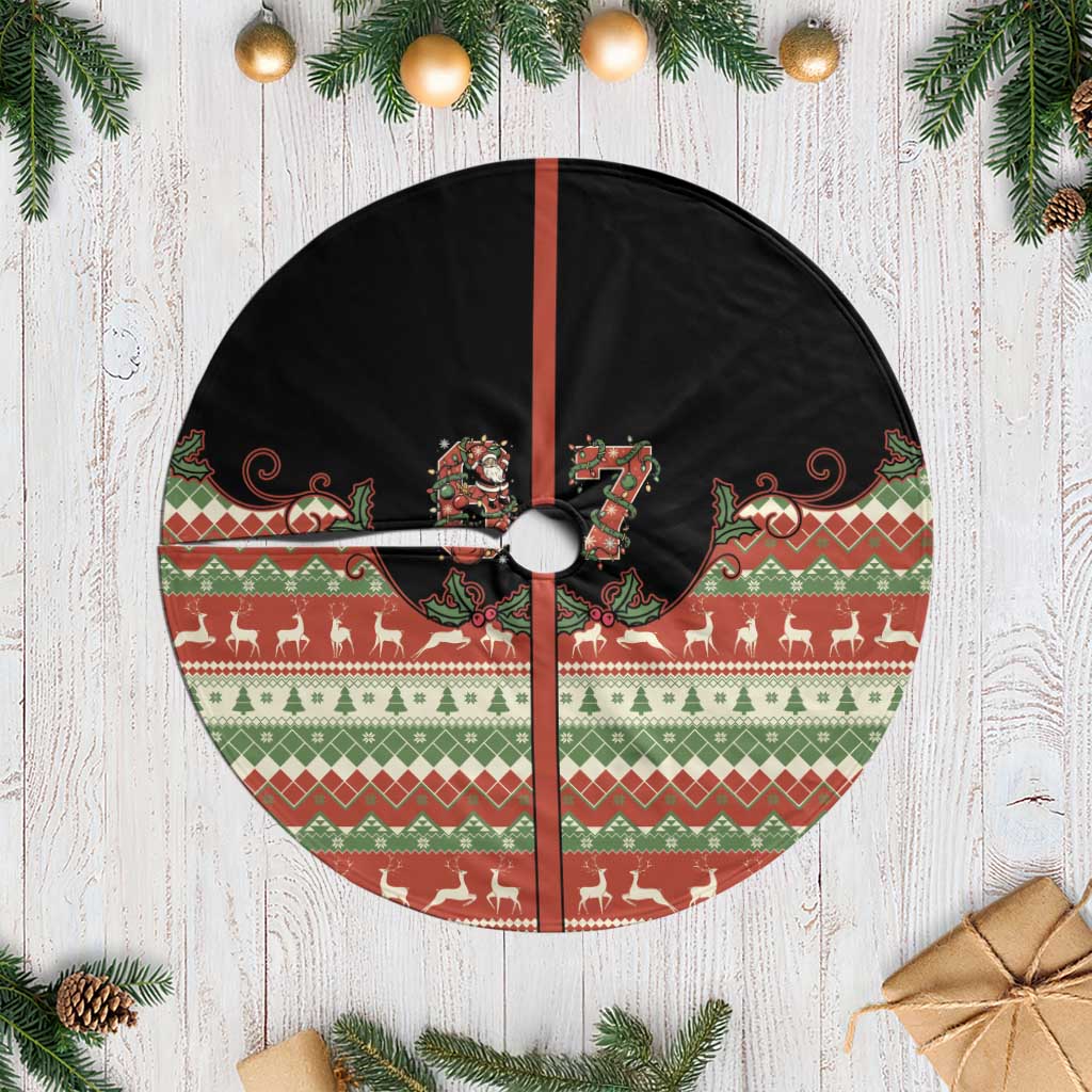 Western Yoke Tree Skirt Six Seven Christmas - Aussie Hoodie