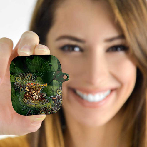 Personalised Koala Mum Australia Mother's Day AirPods Case Aboriginal Dot Art Floral Joey Hug