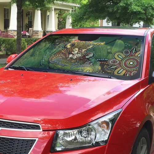 Personalised Koala Mum Australia Mother's Day Auto Sun Shade Aboriginal Dot Art Floral Joey Hug