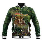 Personalised Koala Mum Australia Mother's Day Baseball Jacket Aboriginal Dot Art Floral Joey Hug