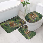 Personalised Koala Mum Australia Mother's Day Bathroom Set Aboriginal Dot Art Floral Joey Hug