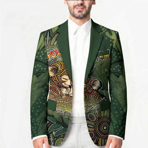 Personalised Koala Mum Australia Mother's Day Blazer Aboriginal Dot Art Floral Joey Hug