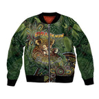 Personalised Koala Mum Australia Mother's Day Bomber Jacket Aboriginal Dot Art Floral Joey Hug