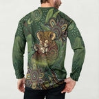 Personalised Koala Mum Australia Mother's Day Button Sweatshirt Aboriginal Dot Art Floral Joey Hug