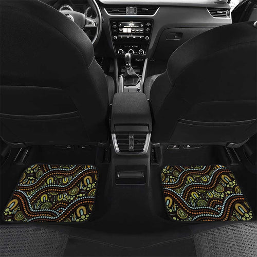 Koala Mum Australia Mother's Day Car Mats Aboriginal Dot Art Floral Joey Hug