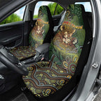 Personalised Koala Mum Australia Mother's Day Car Seat Cover Aboriginal Dot Art Floral Joey Hug