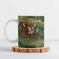 Personalised Koala Mum Australia Mother's Day Ceramic Mug Aboriginal Dot Art Floral Joey Hug