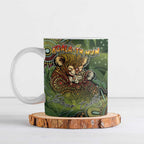 Personalised Koala Mum Australia Mother's Day Ceramic Mug Aboriginal Dot Art Floral Joey Hug