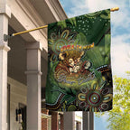 Personalised Koala Mum Australia Mother's Day Garden Flag Aboriginal Dot Art Floral Joey Hug