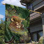 Personalised Koala Mum Australia Mother's Day Garden Flag Aboriginal Dot Art Floral Joey Hug