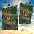 Personalised Koala Mum Australia Mother's Day Garden Flag Aboriginal Dot Art Floral Joey Hug