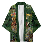 Personalised Koala Mum Australia Mother's Day Kimono Aboriginal Dot Art Floral Joey Hug