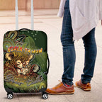 Personalised Koala Mum Australia Mother's Day Luggage Cover Aboriginal Dot Art Floral Joey Hug