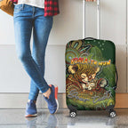 Personalised Koala Mum Australia Mother's Day Luggage Cover Aboriginal Dot Art Floral Joey Hug