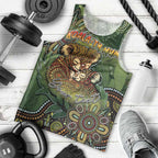 Personalised Koala Mum Australia Mother's Day Men Tank Top Aboriginal Dot Art Floral Joey Hug