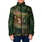 Personalised Koala Mum Australia Mother's Day Padded Jacket Aboriginal Dot Art Floral Joey Hug
