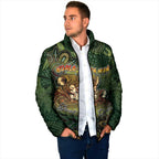 Personalised Koala Mum Australia Mother's Day Padded Jacket Aboriginal Dot Art Floral Joey Hug