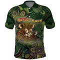 Personalised Koala Mum Australia Mother's Day Polo Shirt Aboriginal Dot Art Floral Joey Hug