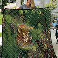 Personalised Koala Mum Australia Mother's Day Quilt Aboriginal Dot Art Floral Joey Hug