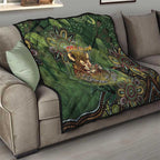 Personalised Koala Mum Australia Mother's Day Quilt Aboriginal Dot Art Floral Joey Hug