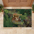 Personalised Koala Mum Australia Mother's Day Rubber Doormat Aboriginal Dot Art Floral Joey Hug