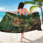 Personalised Koala Mum Australia Mother's Day Sarong Aboriginal Dot Art Floral Joey Hug