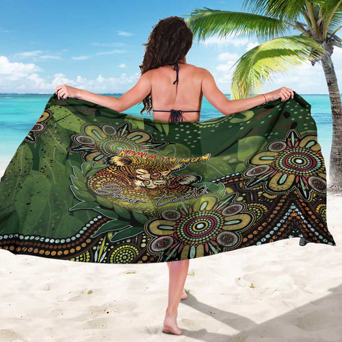 Personalised Koala Mum Australia Mother's Day Sarong Aboriginal Dot Art Floral Joey Hug