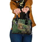 Personalised Koala Mum Australia Mother's Day Shoulder Handbag Aboriginal Dot Art Floral Joey Hug