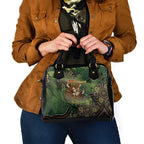 Personalised Koala Mum Australia Mother's Day Shoulder Handbag Aboriginal Dot Art Floral Joey Hug