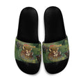 Personalised Koala Mum Australia Mother's Day Slide Sandals Aboriginal Dot Art Floral Joey Hug