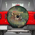 Personalised Koala Mum Australia Mother's Day Spare Tire Cover Aboriginal Dot Art Floral Joey Hug