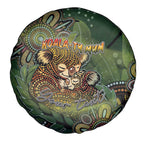 Personalised Koala Mum Australia Mother's Day Spare Tire Cover Aboriginal Dot Art Floral Joey Hug