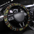 Koala Mum Australia Mother's Day Steering Wheel Cover Aboriginal Dot Art Floral Joey Hug