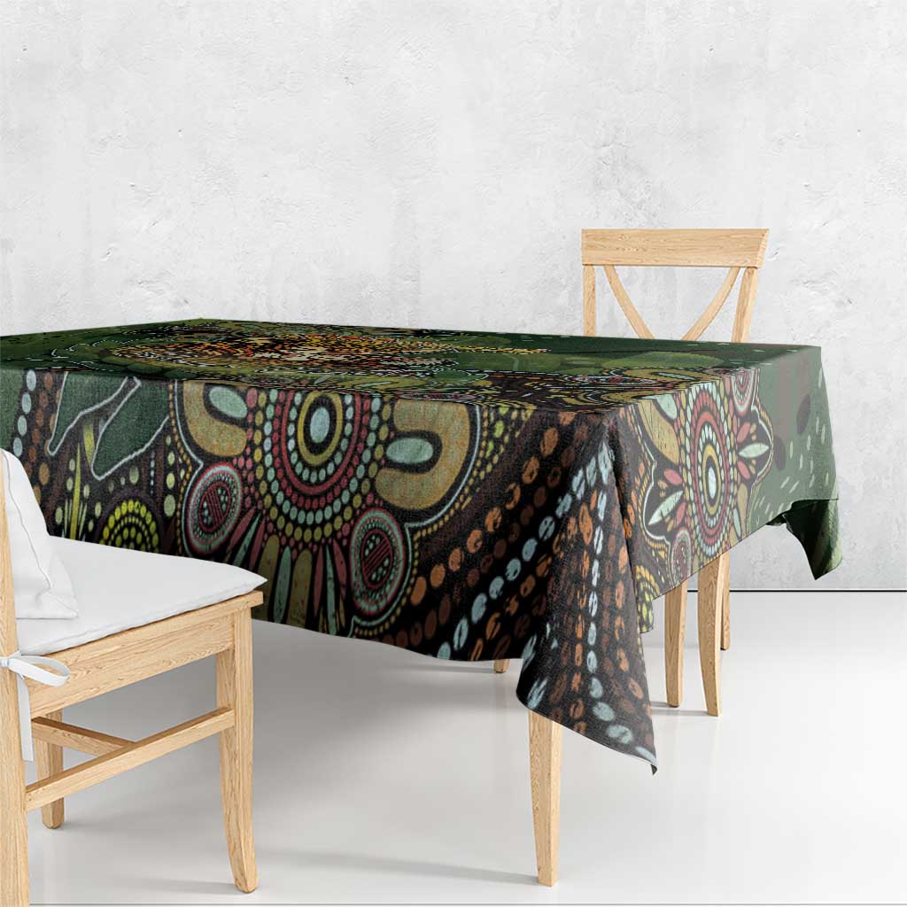 Personalised Koala Mum Australia Mother's Day Tablecloth Aboriginal Dot Art Floral Joey Hug