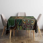 Personalised Koala Mum Australia Mother's Day Tablecloth Aboriginal Dot Art Floral Joey Hug