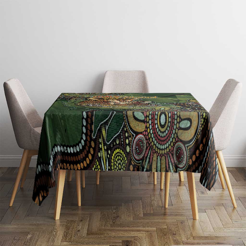 Personalised Koala Mum Australia Mother's Day Tablecloth Aboriginal Dot Art Floral Joey Hug