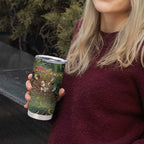 Personalised Koala Mum Australia Mother's Day Tumbler Cup Aboriginal Dot Art Floral Joey Hug