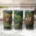 Personalised Koala Mum Australia Mother's Day Tumbler Cup Aboriginal Dot Art Floral Joey Hug